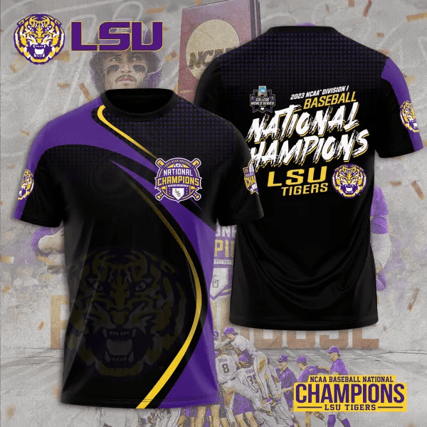 LSU Tigers Baseball 3D Apparels – TANTN1215