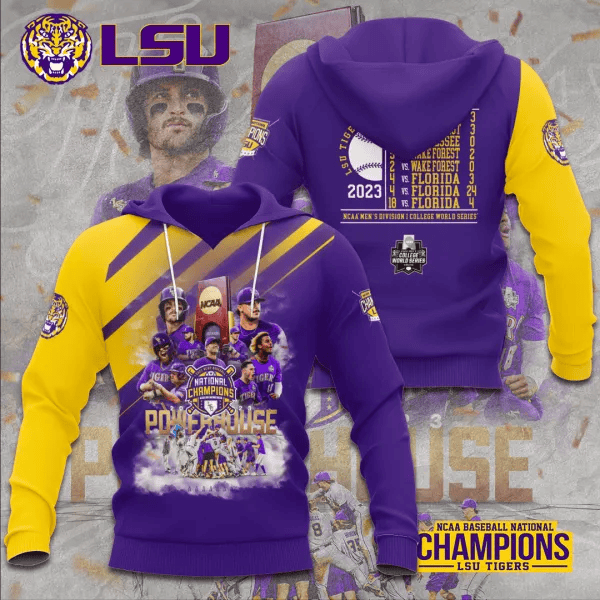 LSU Tigers Baseball 3D Apparels – TANTN1213