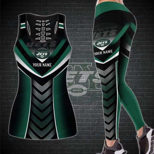 New York Jets Personalized Leggings And Tank Top BG23