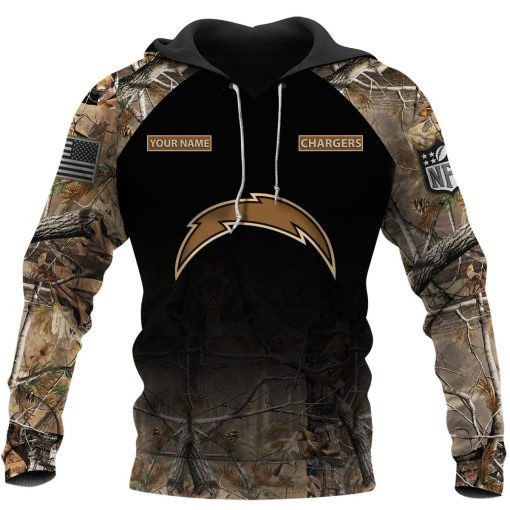 Los Angeles Chargers All Over Printed T-shirt Sweatshirt Hoodie Joggers AZHD018
