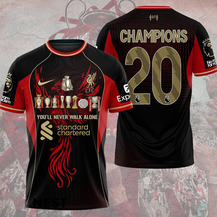 LIVERPOOL TSHIRT CHAMPIONS LVP728