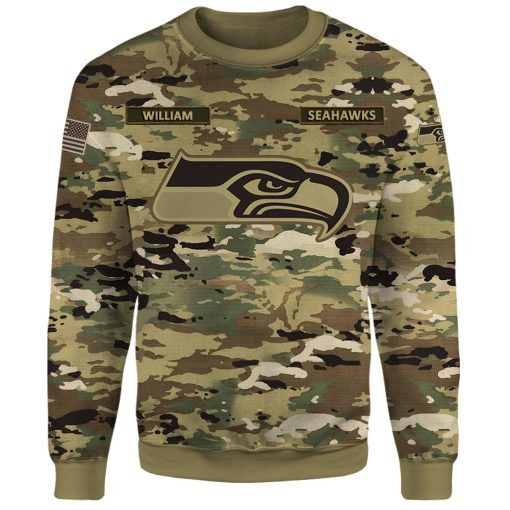 Seattle Seahawks Personalized All Over Printed 222