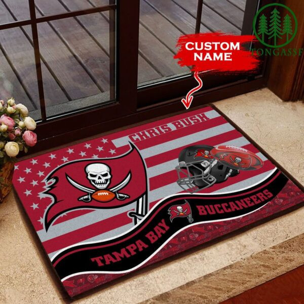 Tampa Bay Buccaneers Personalized Doormat BGDMM609