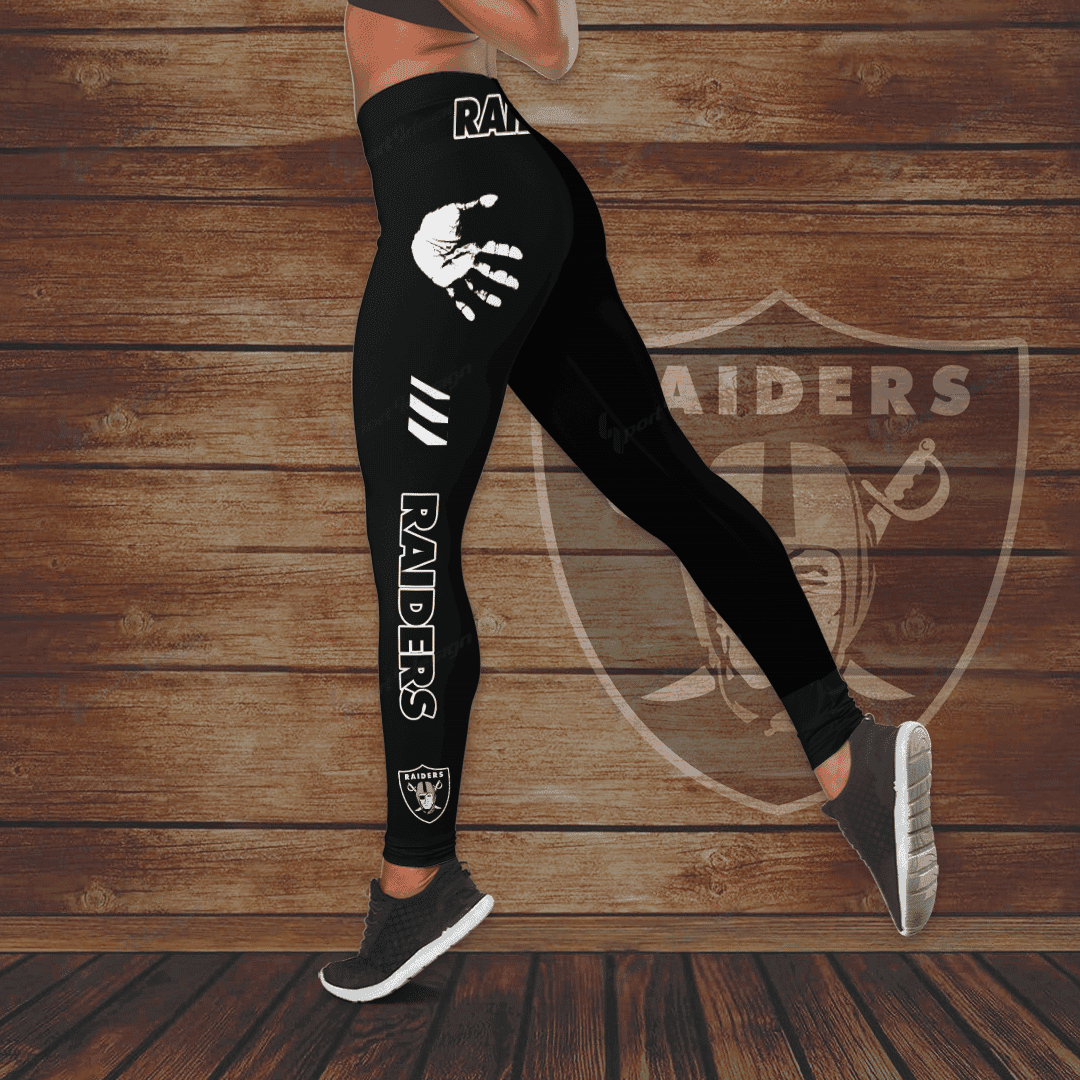 Las Vegas Raiders Leggings And Tank Top 152