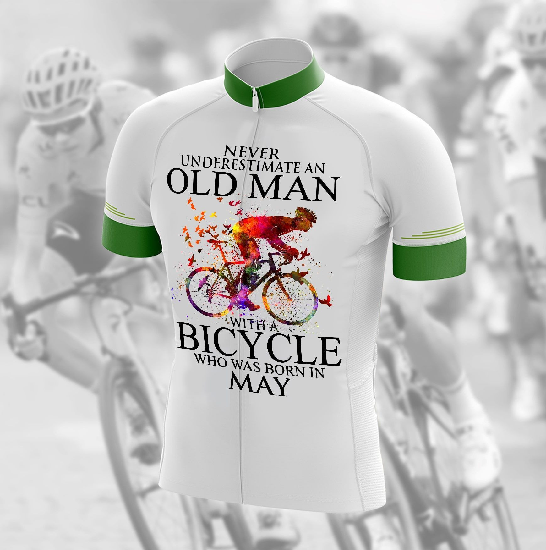 Never Underestimate May - Men's Cycling Kit B5