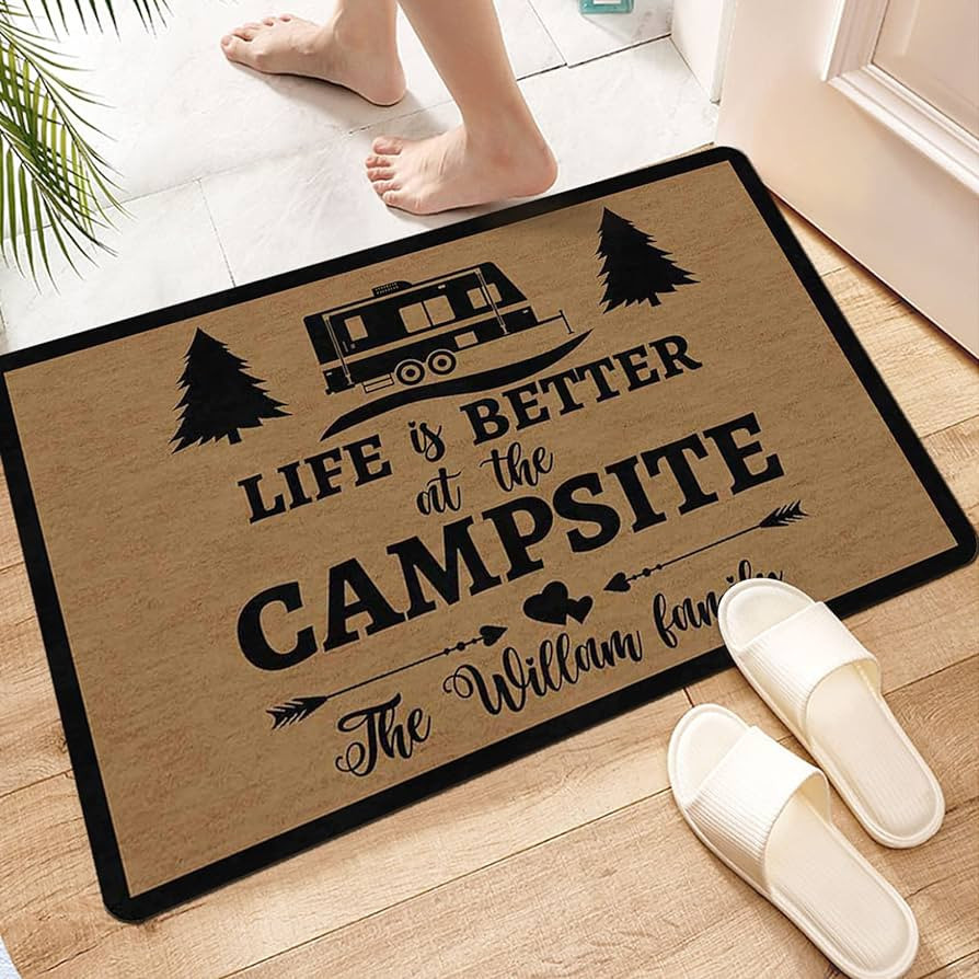 Personalized Doormat Campping CM7323910
