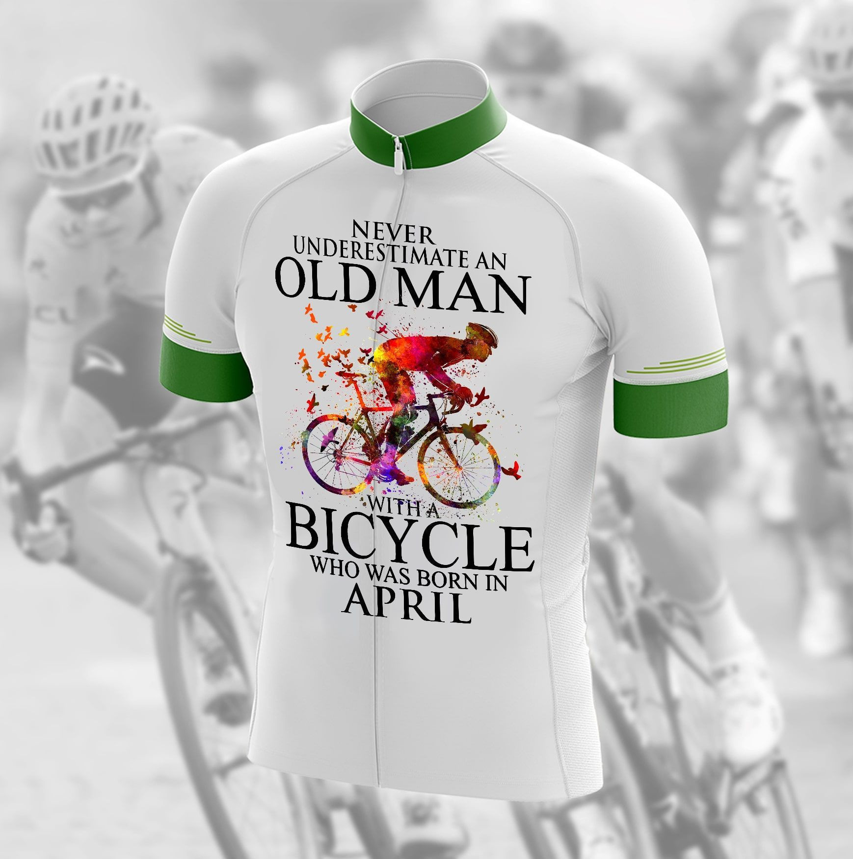 Never Underestimate April - Men's Cycling Kit B4