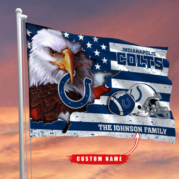 Indianapolis Colts-Flag-Custom Name CL2911