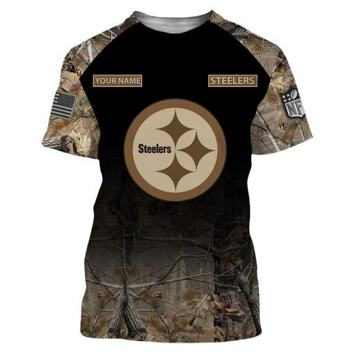 Pittsburgh Steelers All Over Printed T-shirt Sweatshirt Hoodie Joggers AZHD027