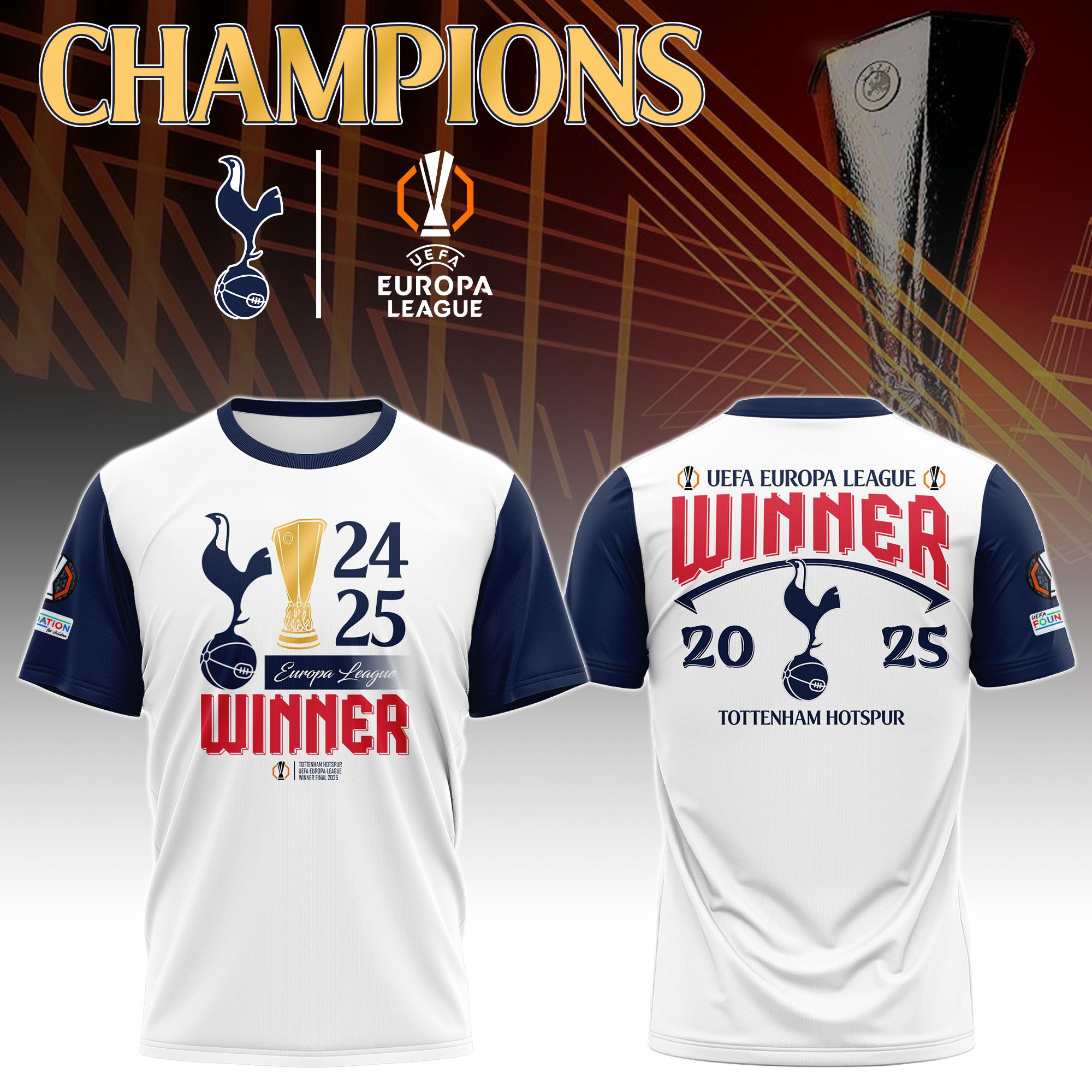 Tottenham Hotspur FC 3D Apparel – TH633V