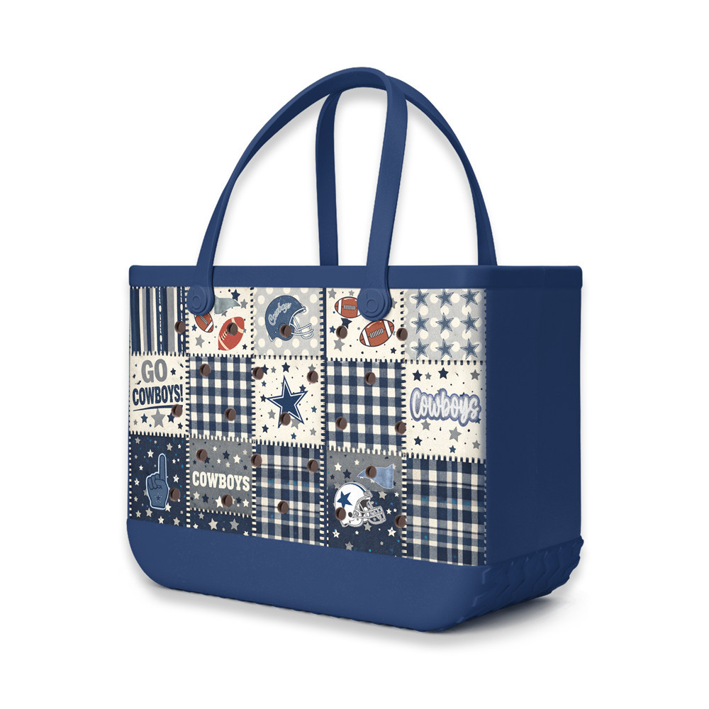 Dallas Cowboys | Premium NFL Patchwork Design Beach Tote Bag HY