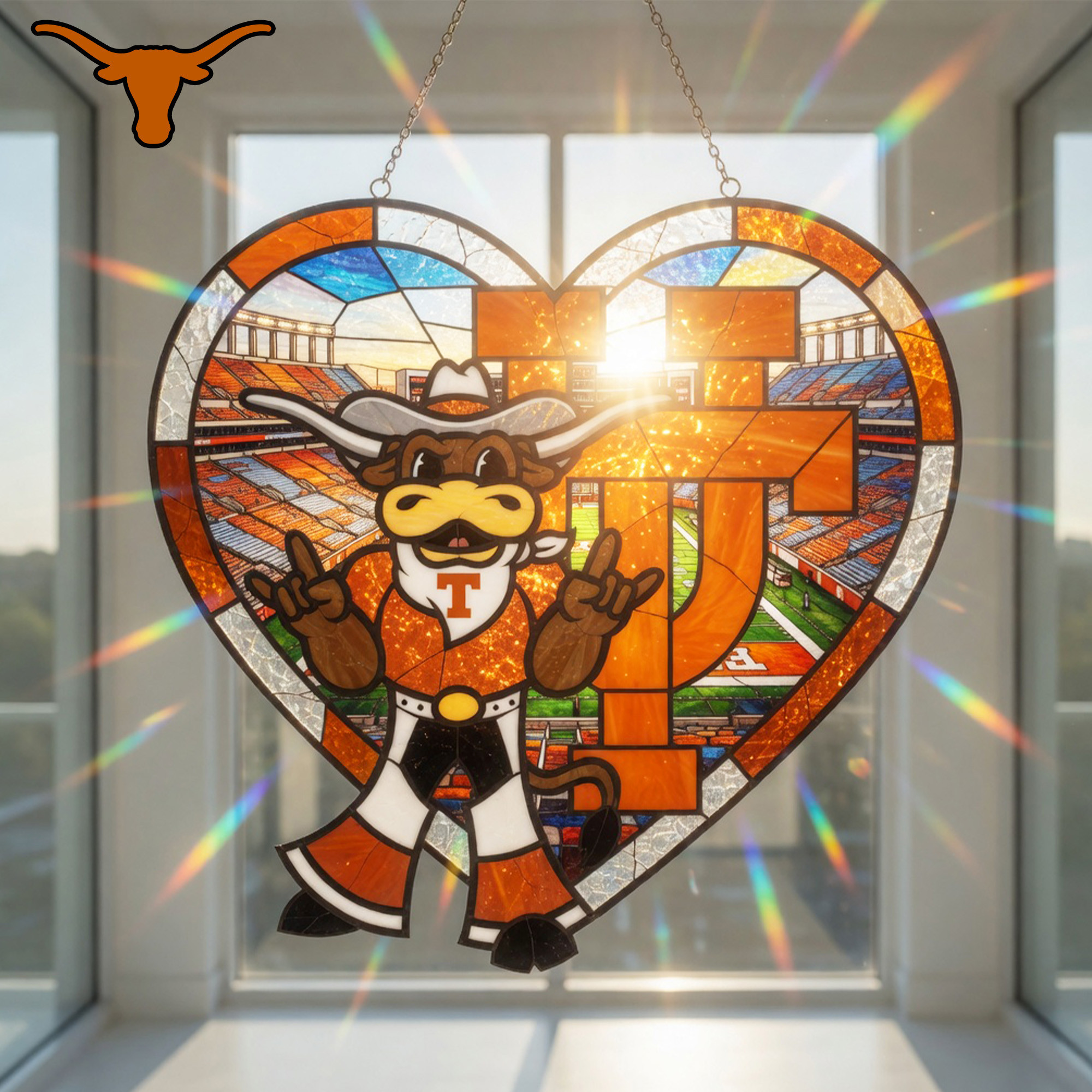 Texas Longhorns | Premium NCAA Game Day Suncatcher NY