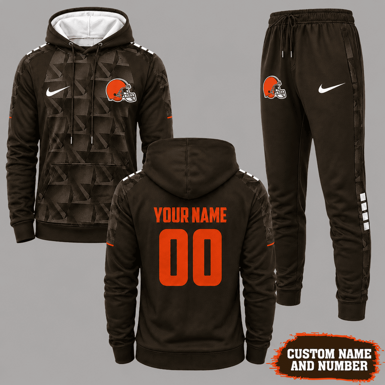 Cleveland Browns | Premium NFL Game Day Hoodie Jogger Set NY