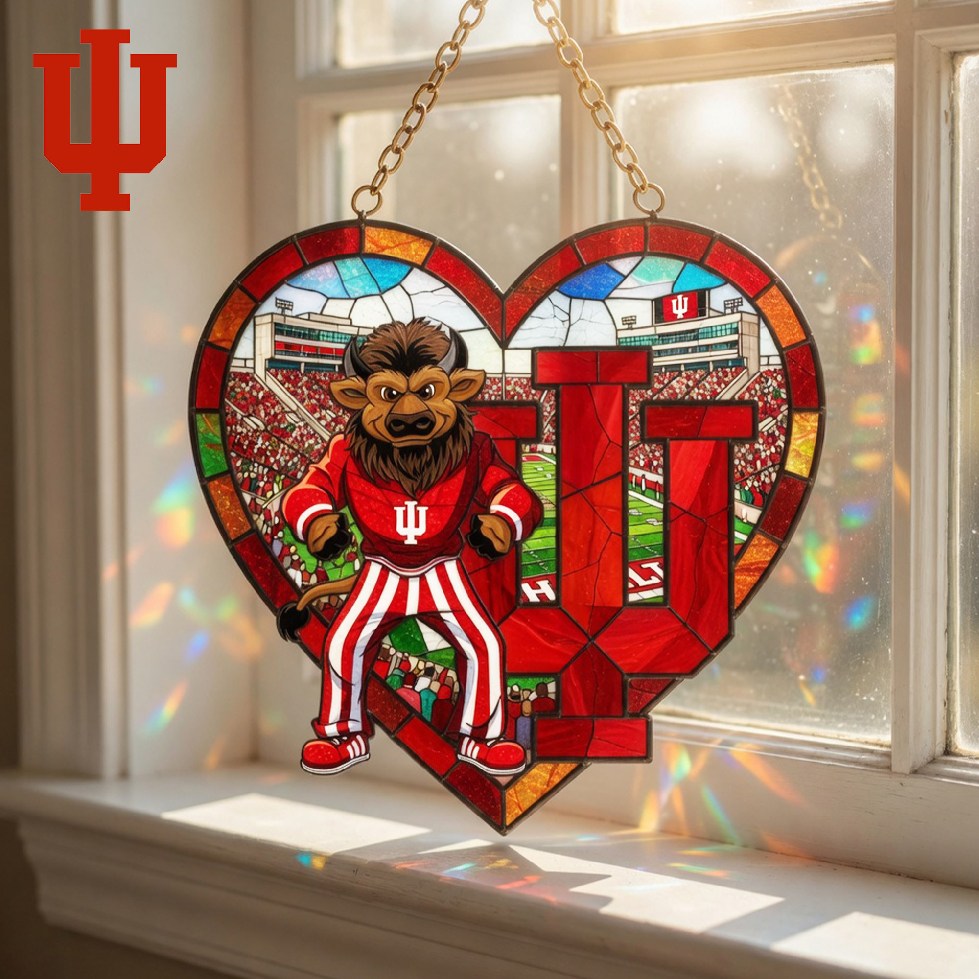 Indiana Hoosiers | Premium NCAA Game Day Suncatcher NY