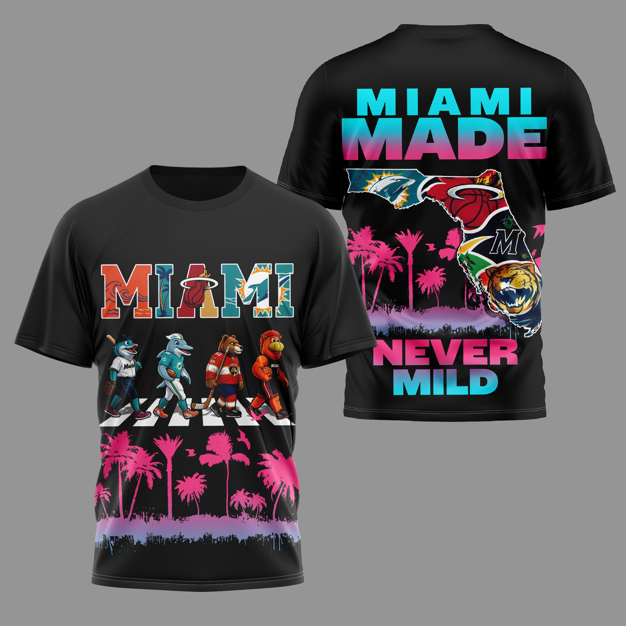 Miami | Premium MAM All Teams Legacy 3D Shirt NTH1