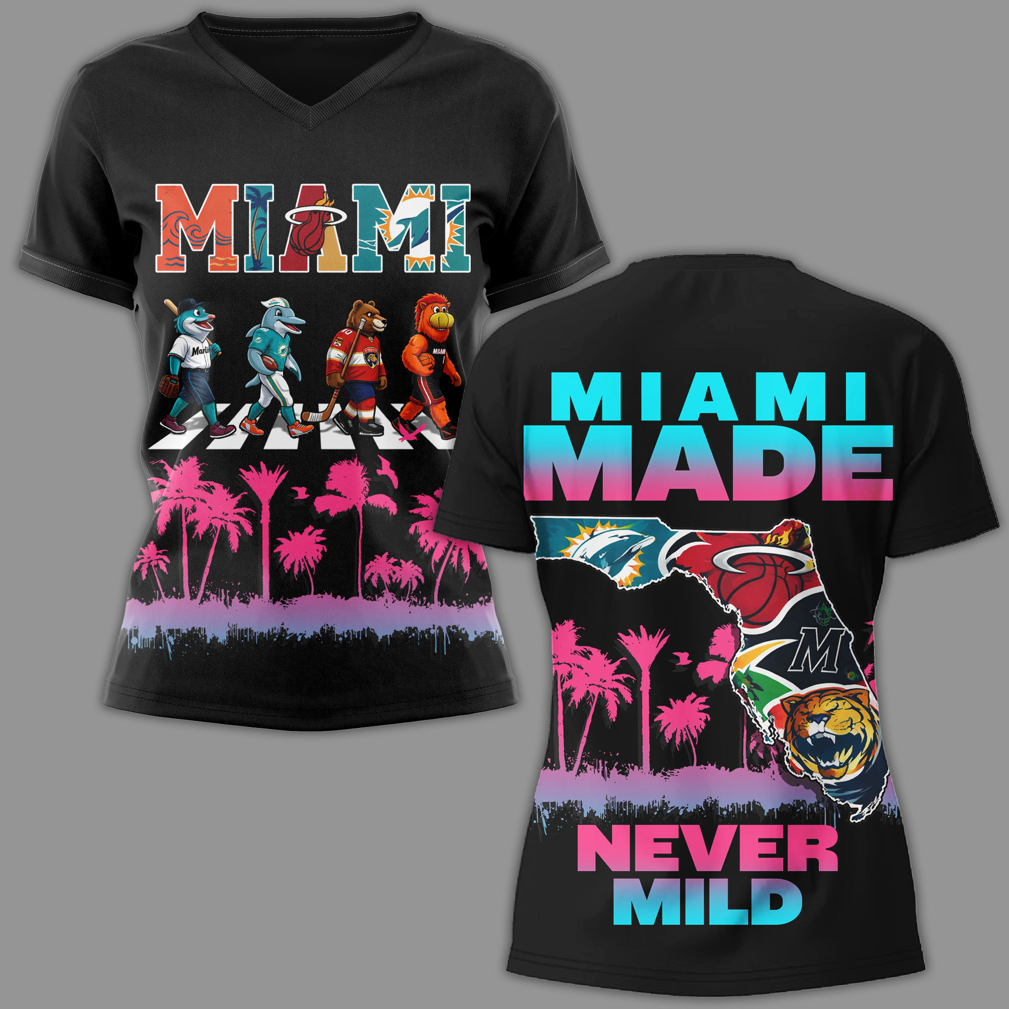 Miami | Premium MAM All Teams Legacy 3D Shirt NTH1