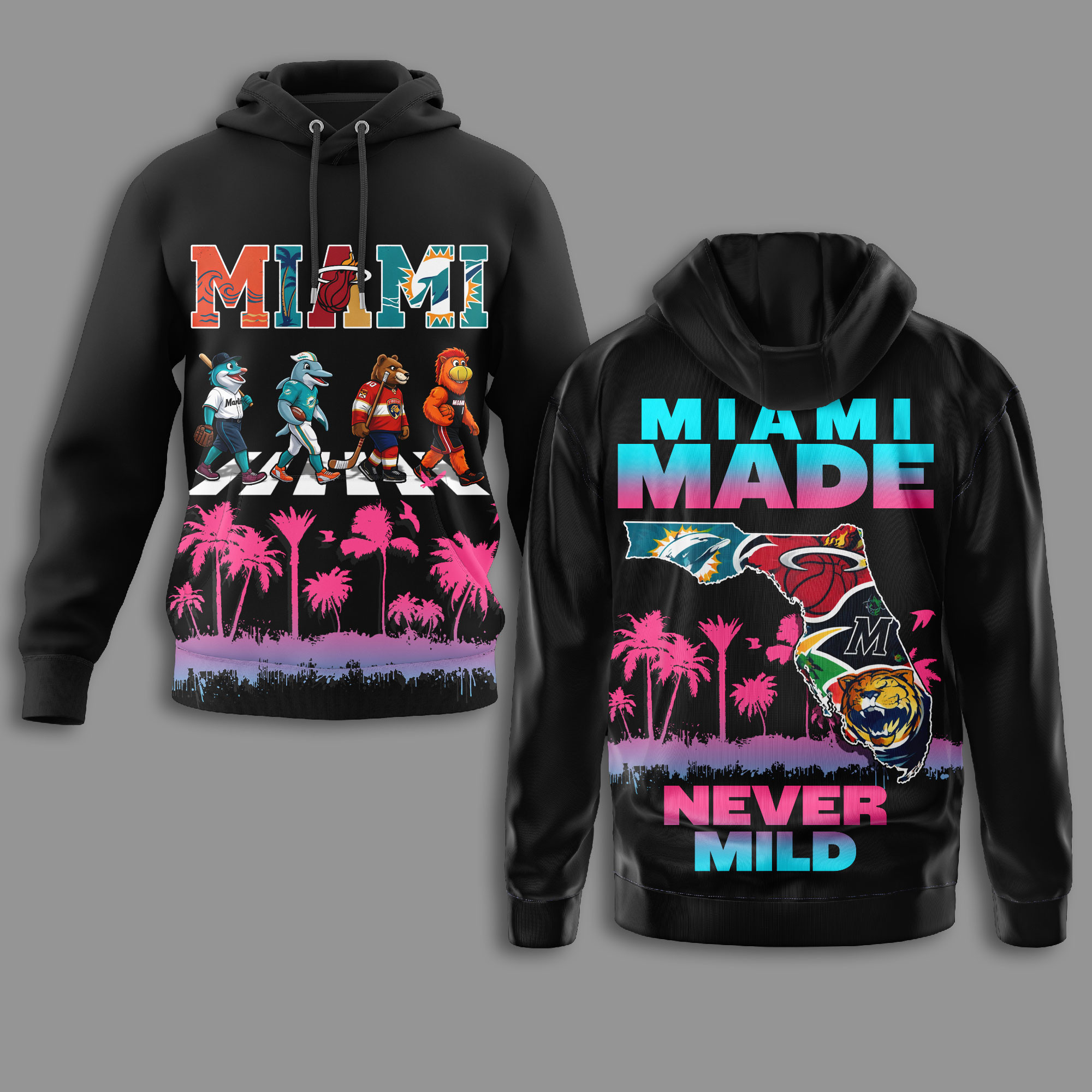 Miami | Premium MAM All Teams Legacy 3D Shirt NTH1