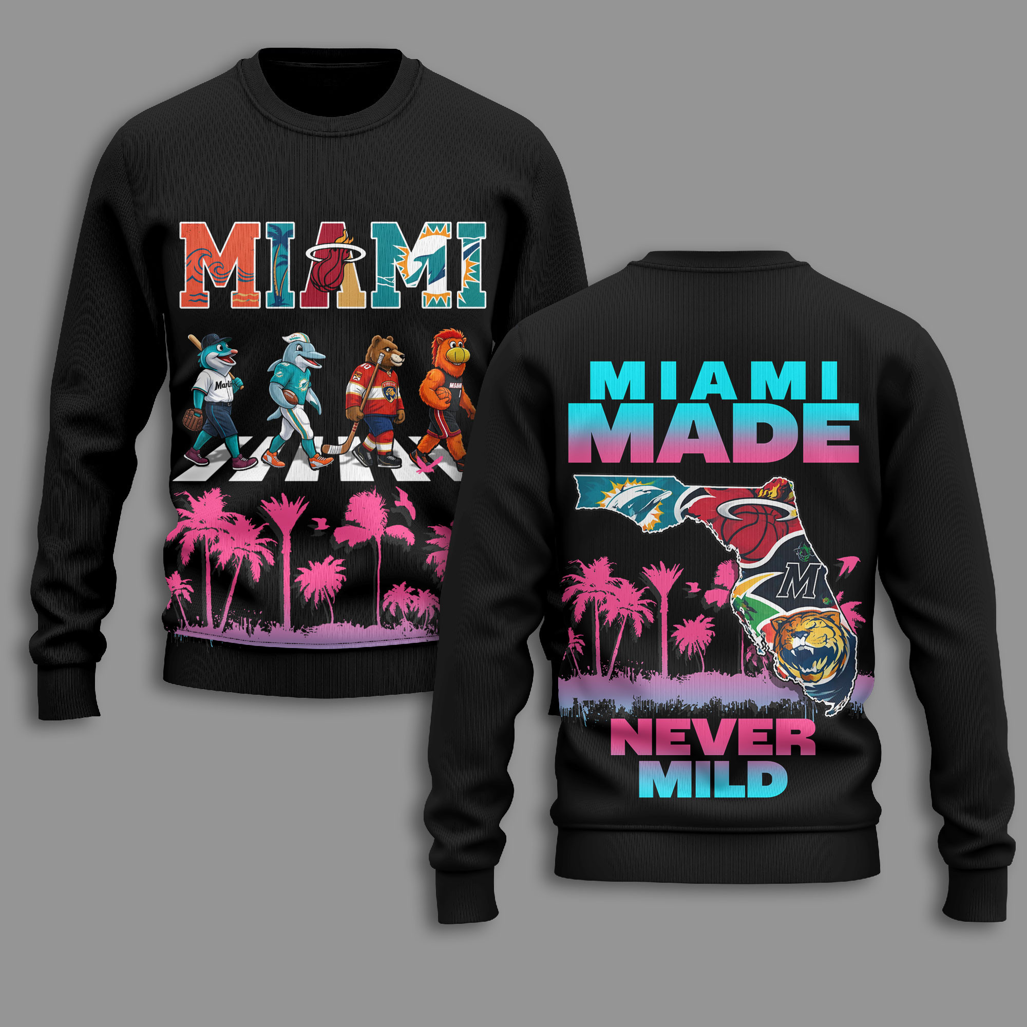 Miami | Premium MAM All Teams Legacy 3D Shirt NTH1