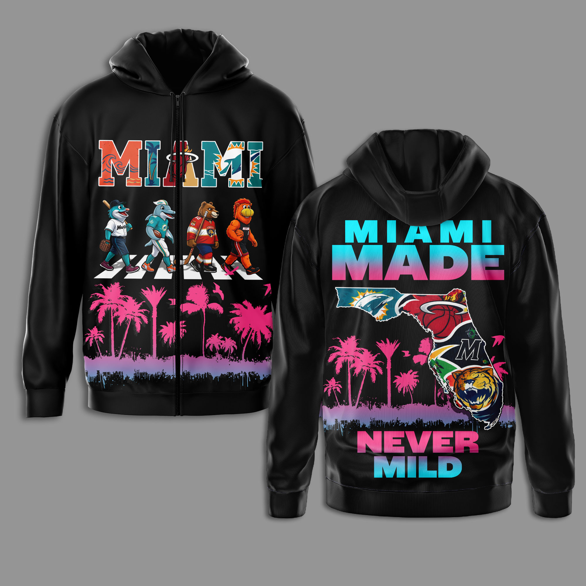 Miami | Premium MAM All Teams Legacy 3D Shirt NTH1
