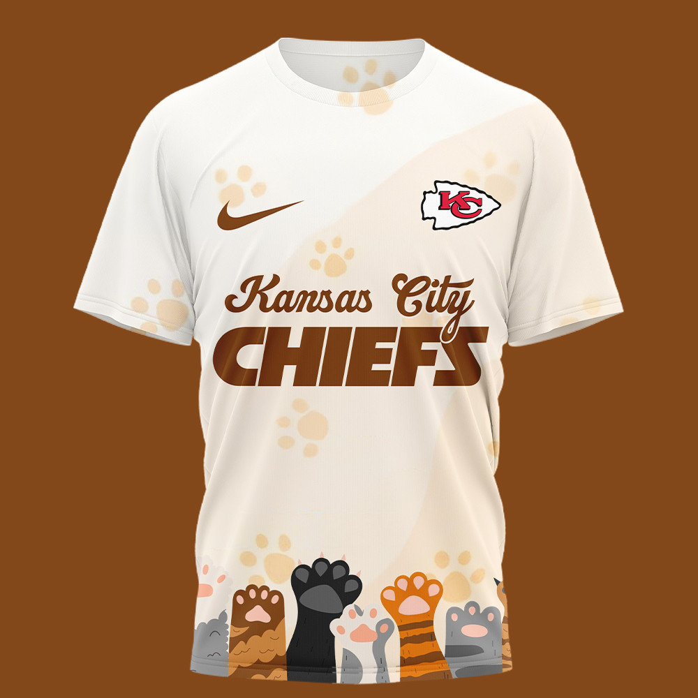 Kansas City Chiefs | Premium NFL International Cat Day 3D Shirt HI