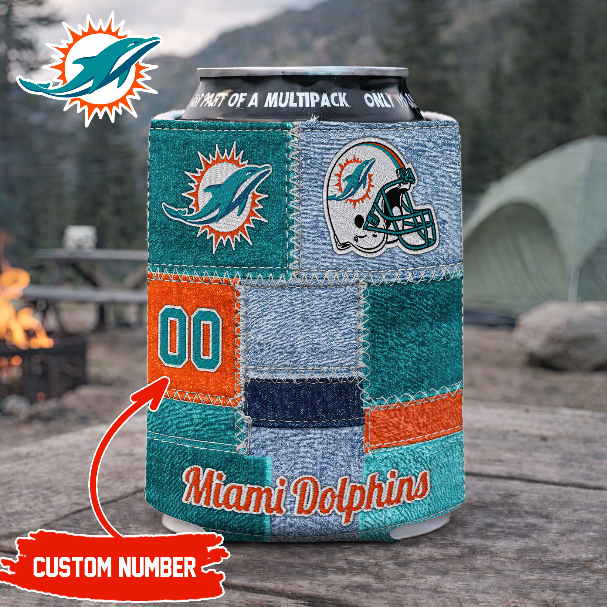 Miami Dolphins | Premium NFL Game Day Can Koozie NY
