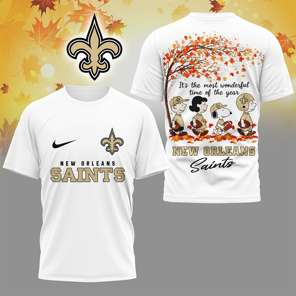 New Orleans Saints | Premium NFL Fall Season 3D Shirt HI