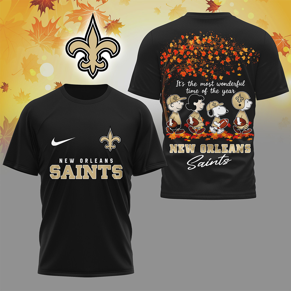 New Orleans Saints | Premium NFL Fall Season 3D Shirt HI