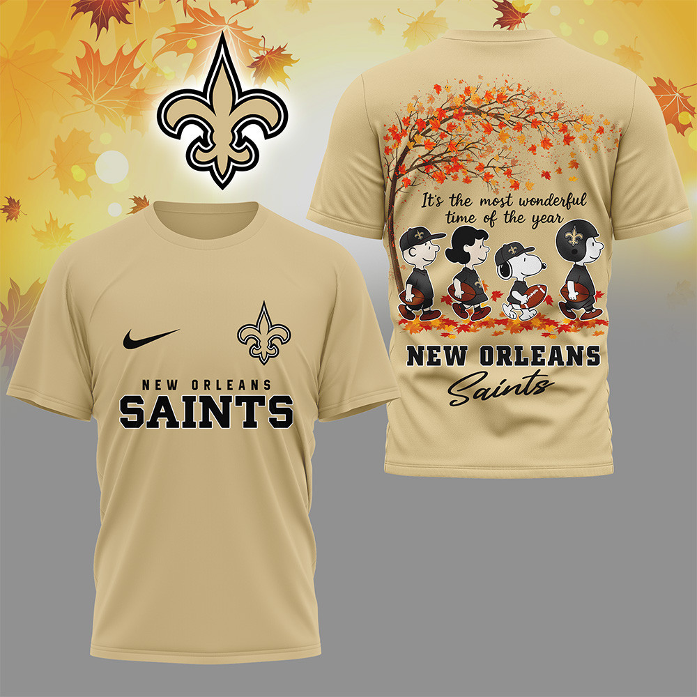 New Orleans Saints | Premium NFL Fall Season 3D Shirt HI