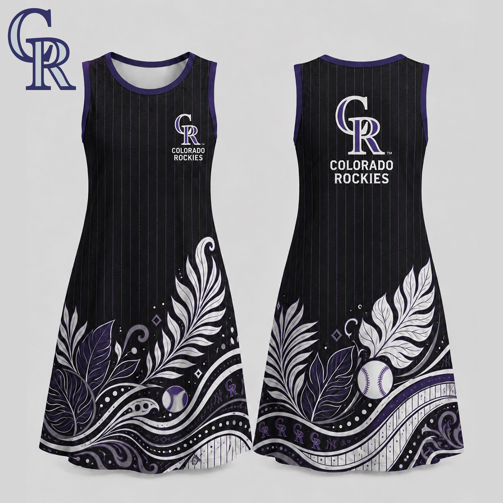 Colorado Rockies | Premium MLB Floral Dress TD