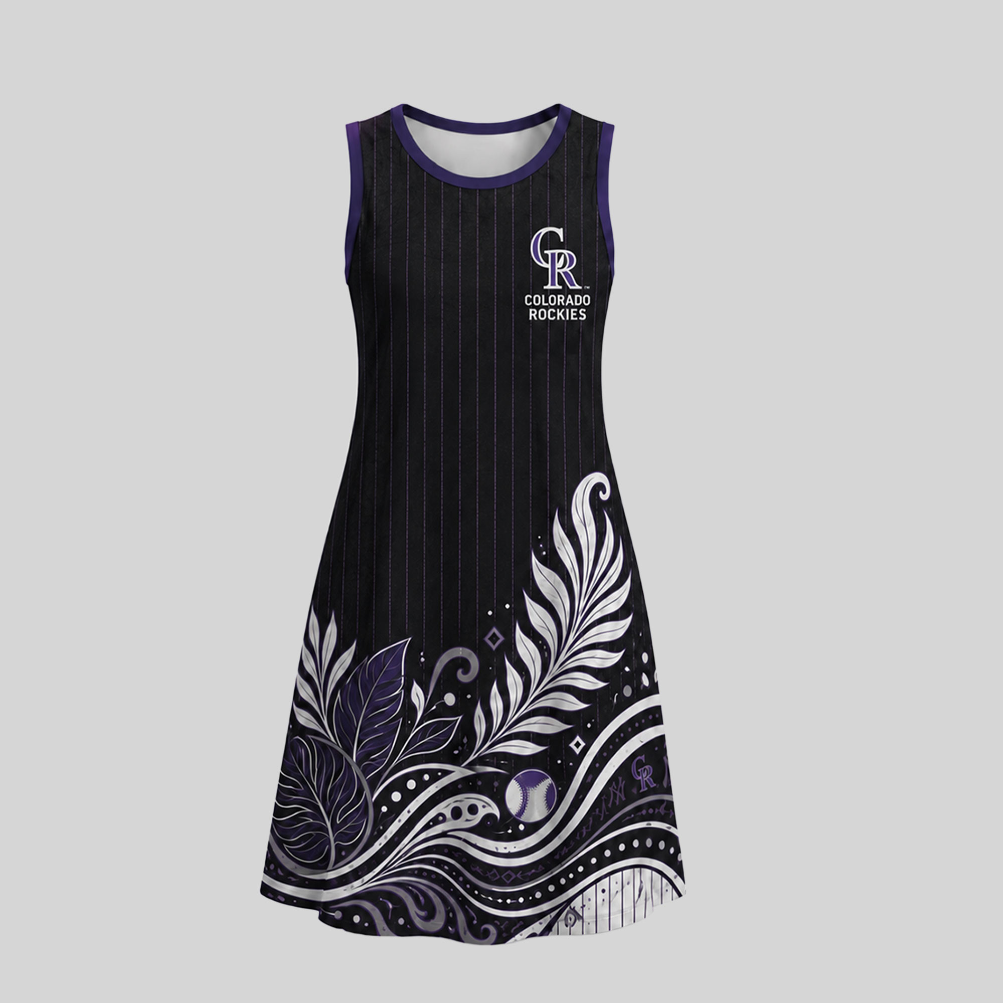 Colorado Rockies | Premium MLB Floral Dress TD