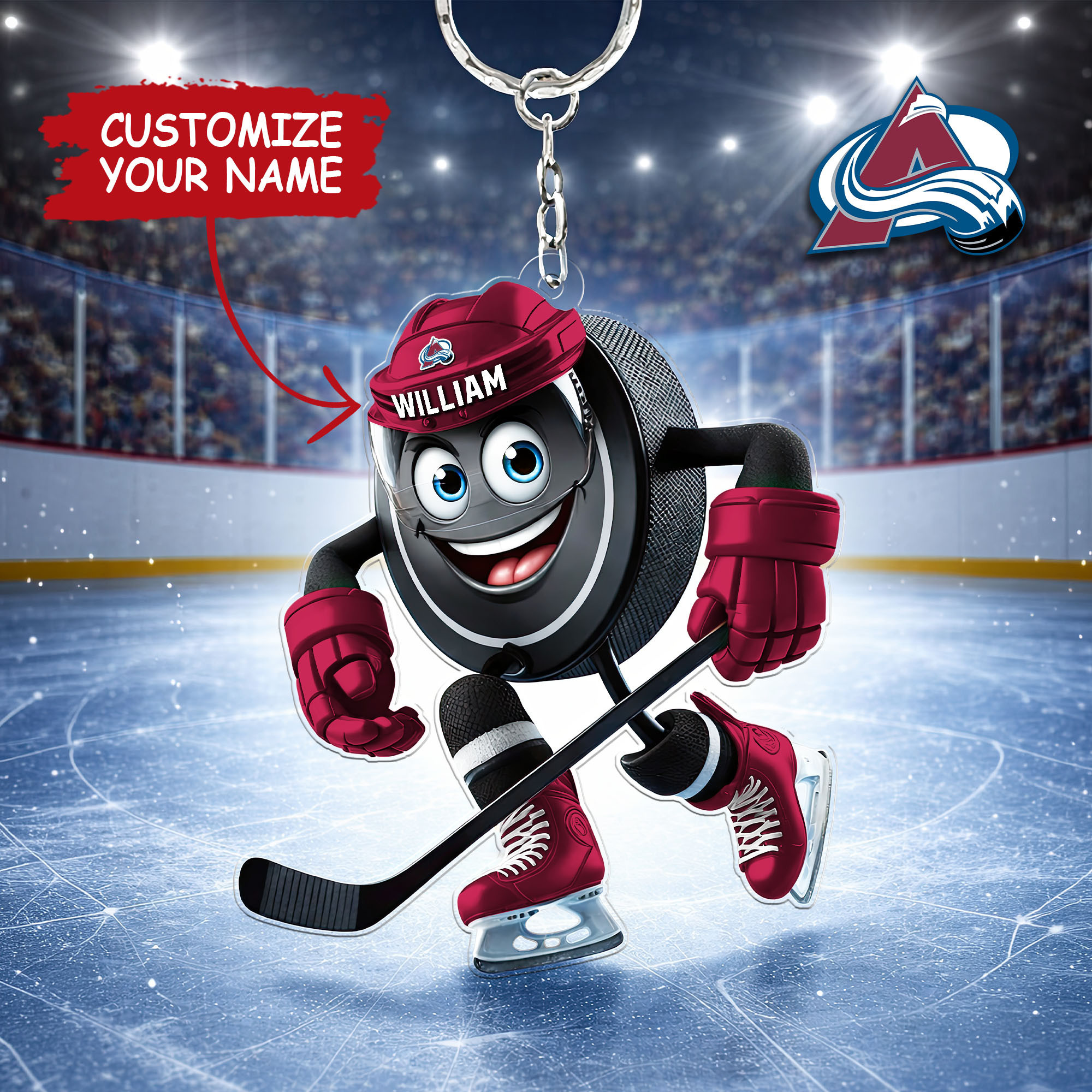 Colorado Avalanche | Premium NHL Game Day Keychain NY