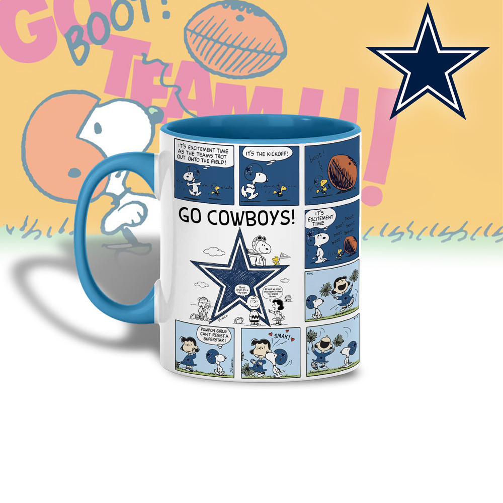 Dallas Cowboys | Premium NFL Peanuts Comic Mug HY
