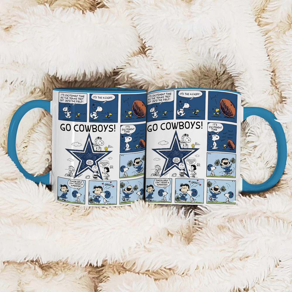 Dallas Cowboys | Premium NFL Peanuts Comic Mug HY