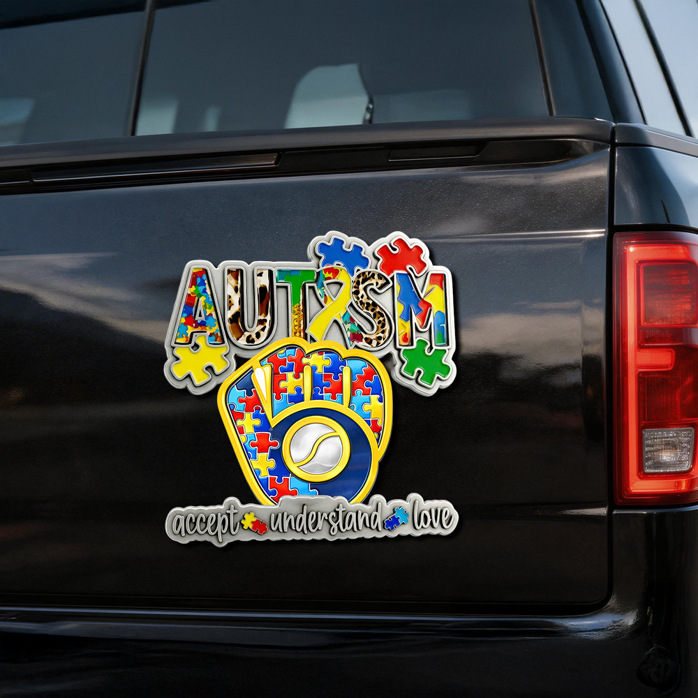 Milwaukee Brewers | Premium MLB Autism Awareness Car Name Badge HY