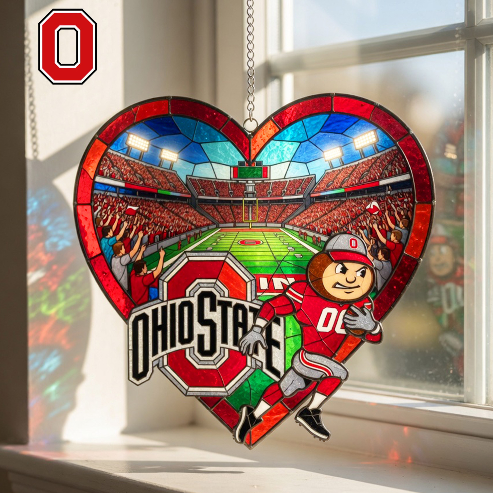 Ohio State Buckeyes | Premium NCAA Game Day Suncatcher NY
