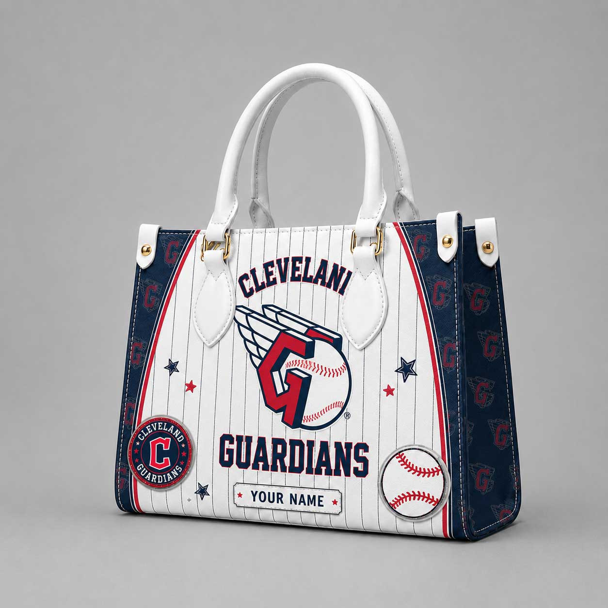 Cleveland Guardians | Premium MLB Fan Pride Leather Handbag