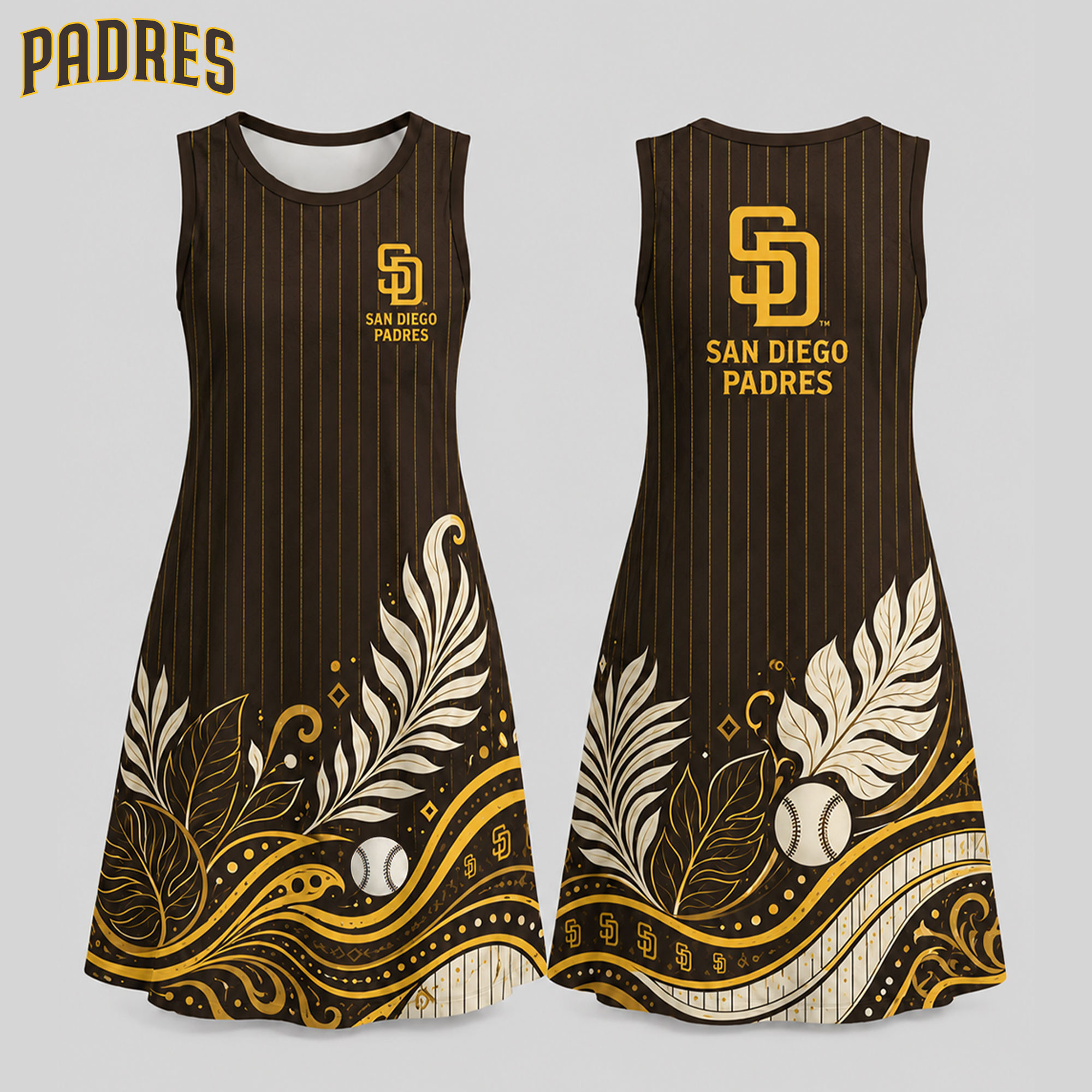 San Diego Padres | Premium MLB Floral Dress TD