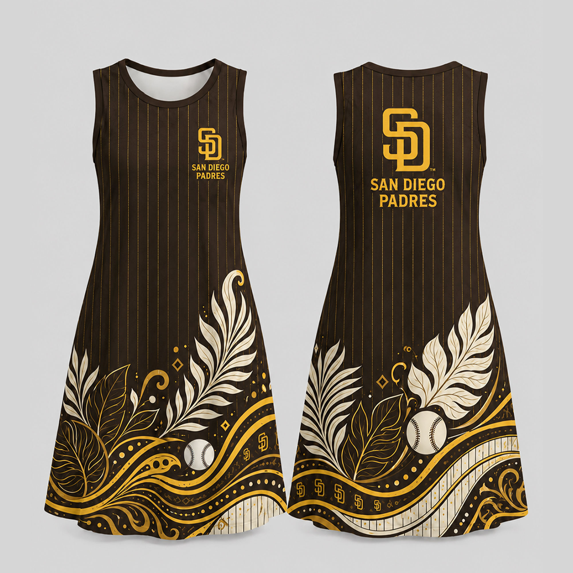 San Diego Padres | Premium MLB Floral Dress TD