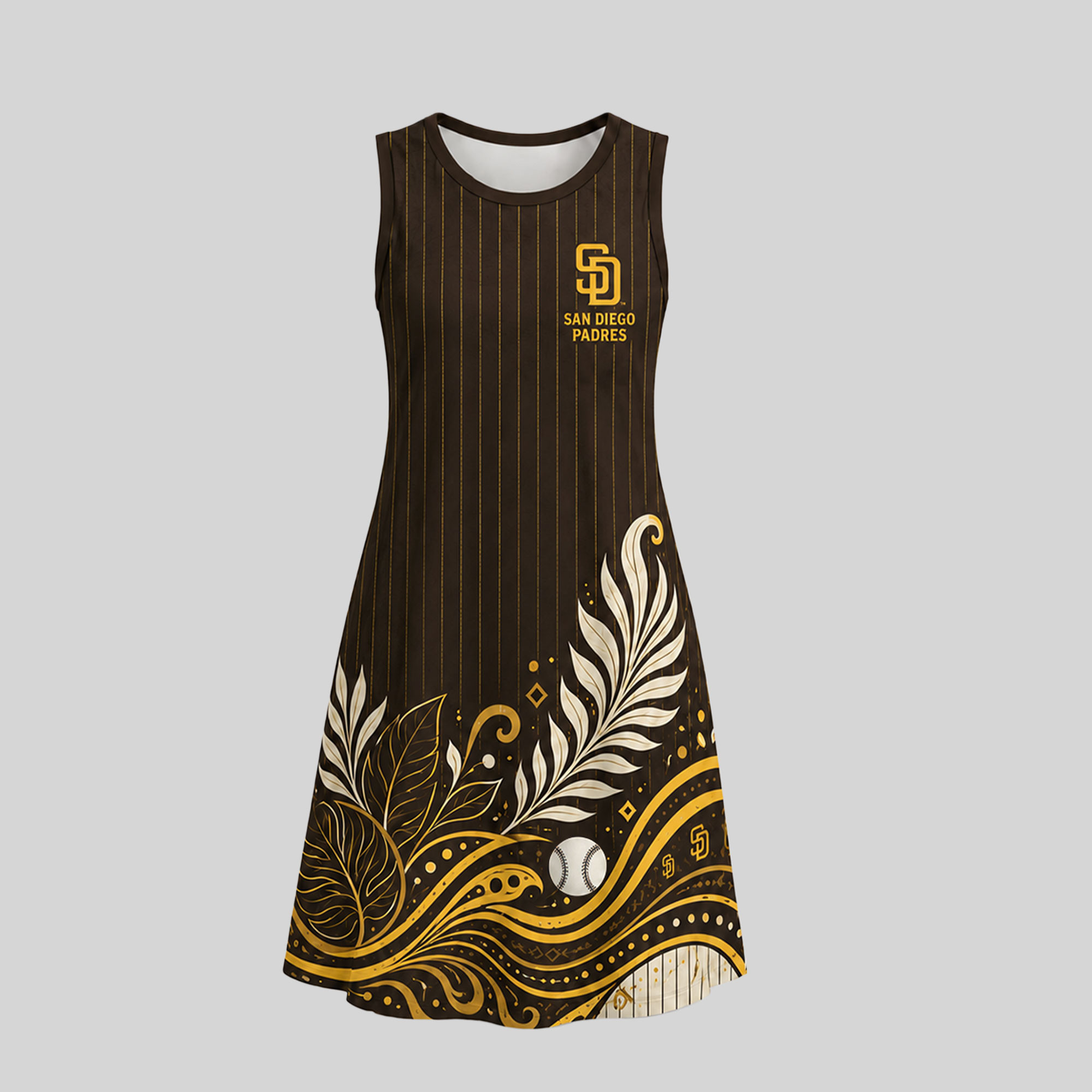 San Diego Padres | Premium MLB Floral Dress TD