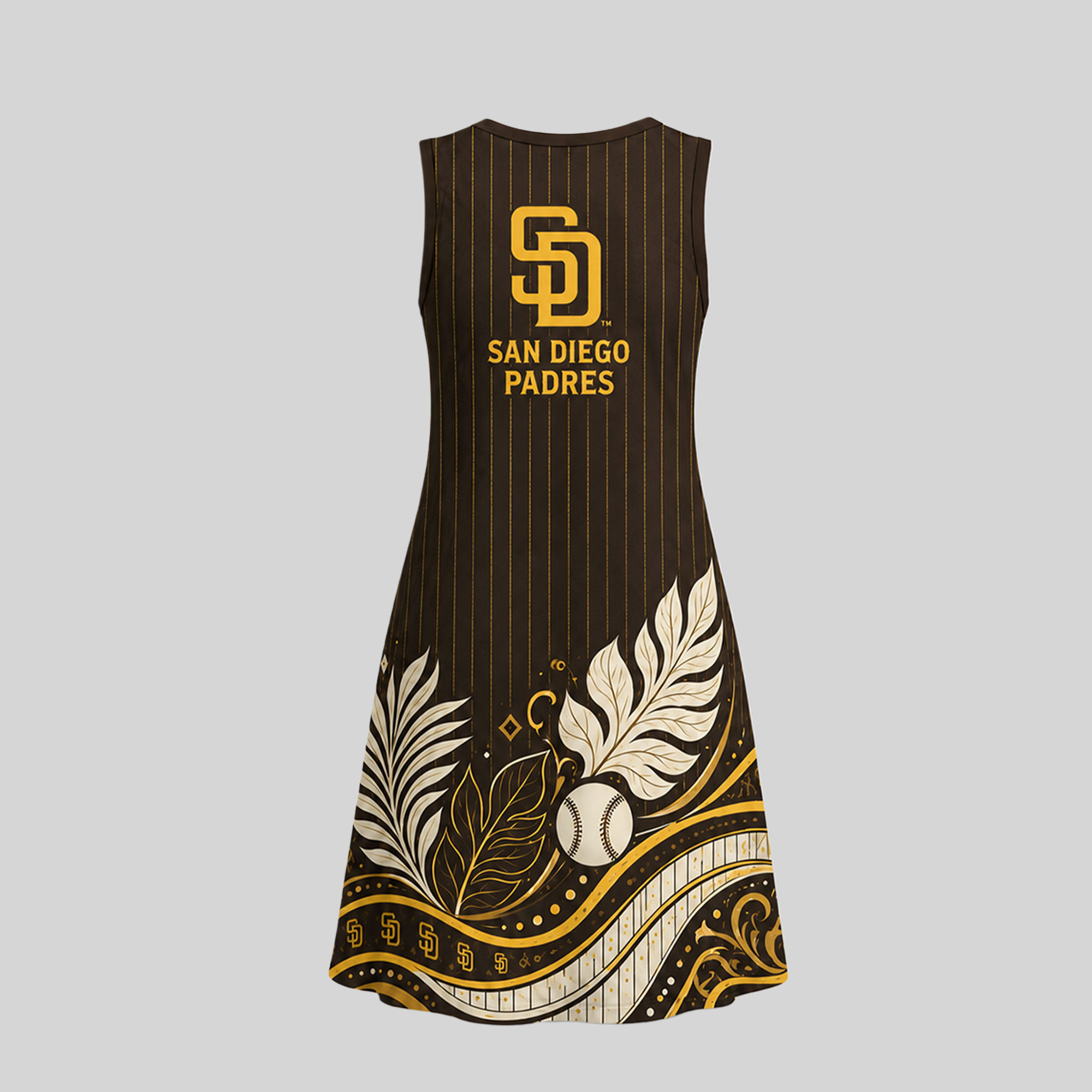 San Diego Padres | Premium MLB Floral Dress TD