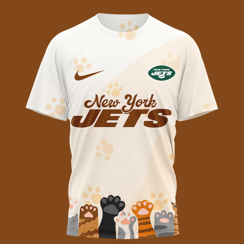 New York Jets | Premium NFL International Cat Day 3D Shirt HI