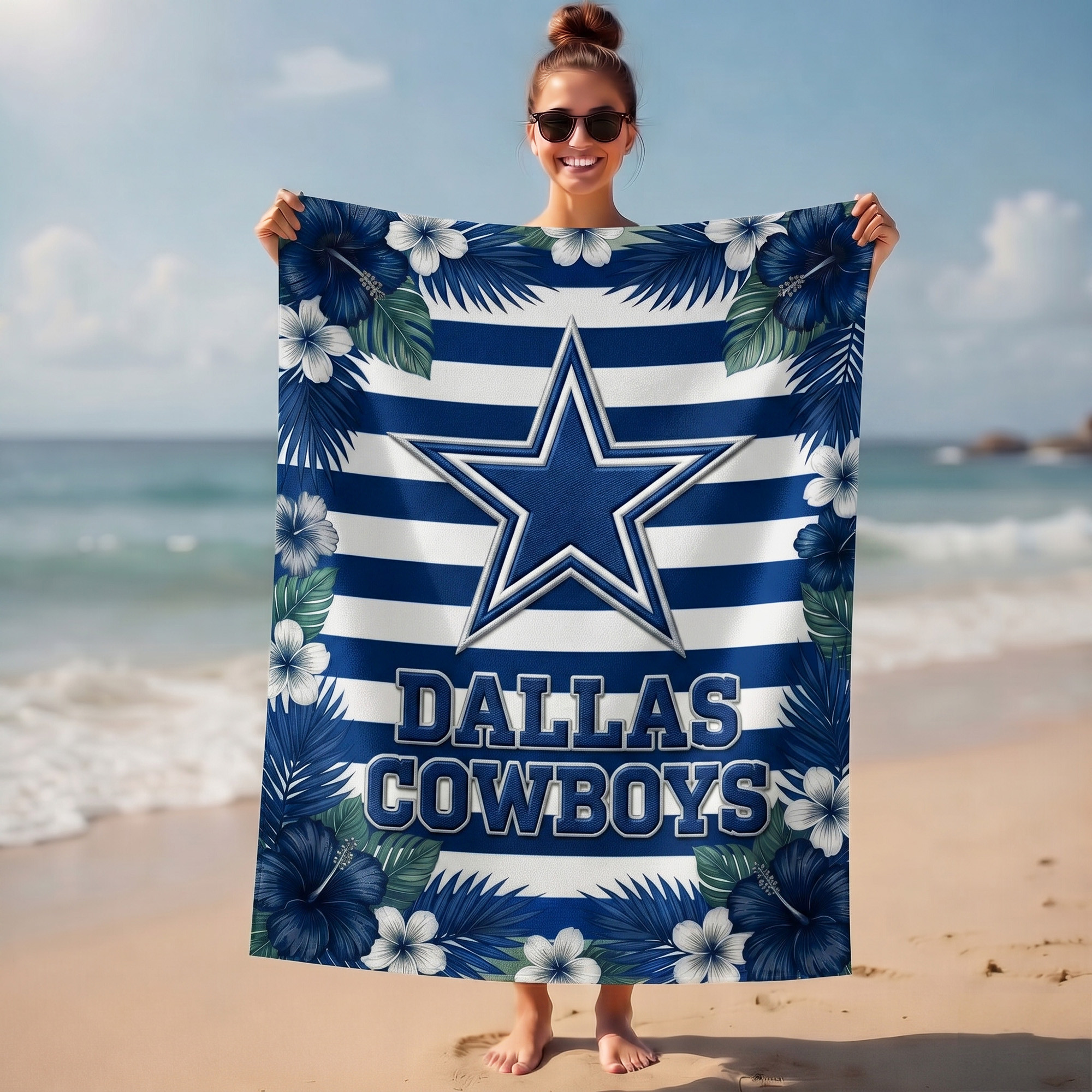 Dallas Cowboys | Premium NFL Tropical Beach Towel NY