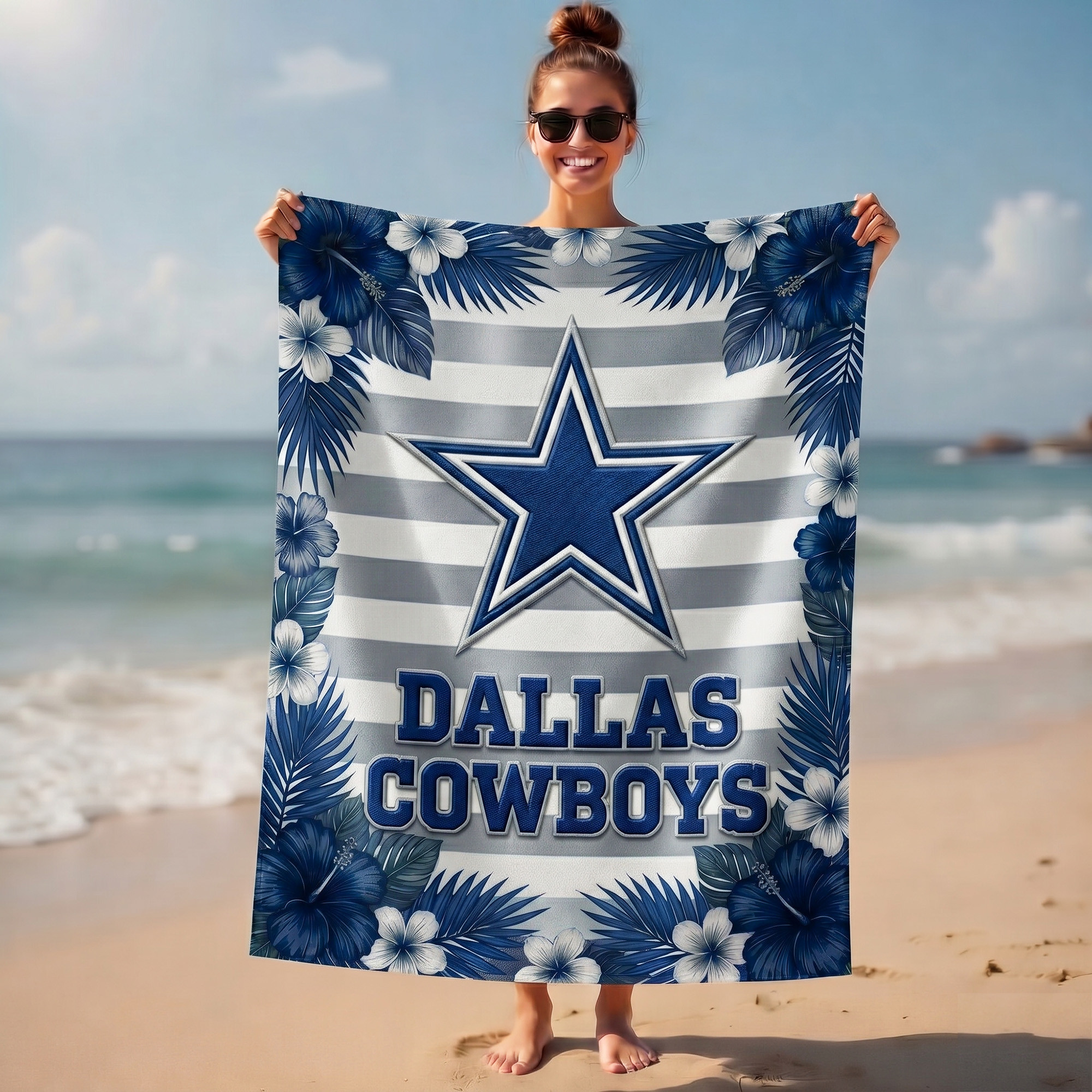 Dallas Cowboys | Premium NFL Tropical Beach Towel NY