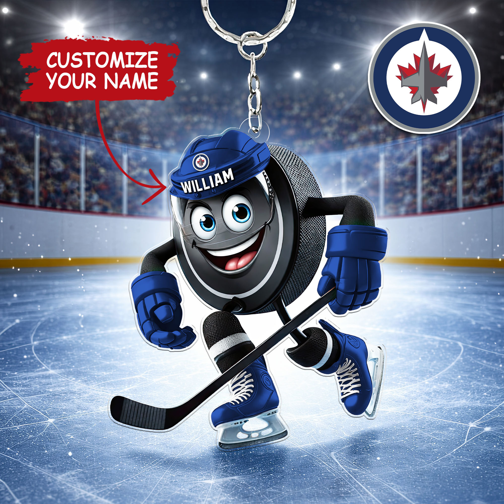 Winnipeg Jets | Premium NHL Game Day Keychain NY