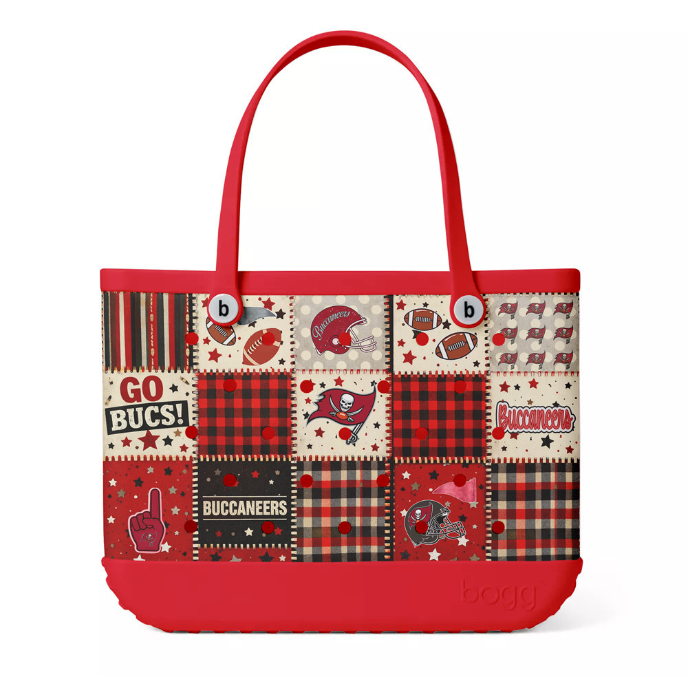Tampa Bay Buccaneers | Premium NFL Patchwork Design Beach Tote Bag HY