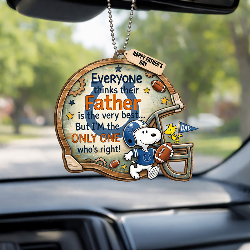 Indianapolis Colts | Premium NFL Father Day Car Hanging Ornament HY