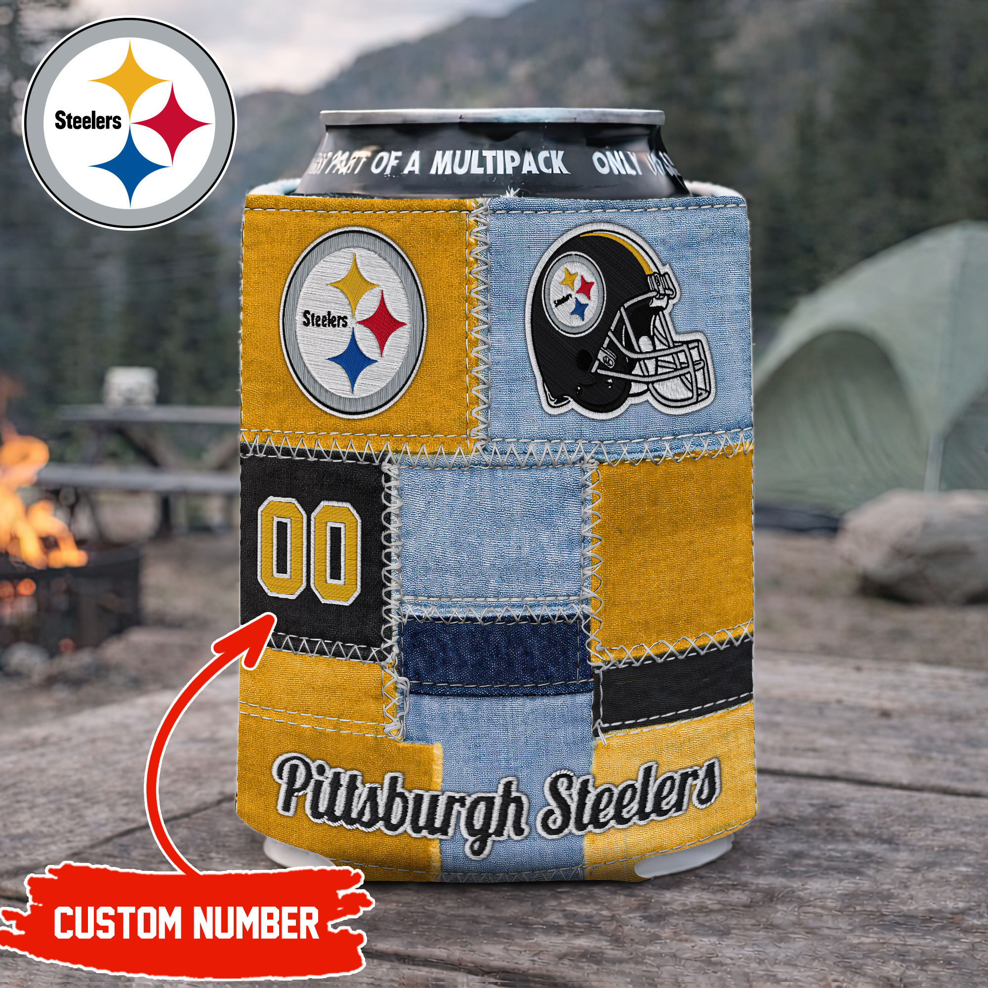 Pittsburgh Steelers | Premium NFL Game Day Can Koozie NY