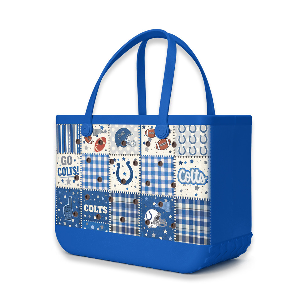 Indianapolis Colts | Premium NFL Patchwork Design Beach Tote Bag HY