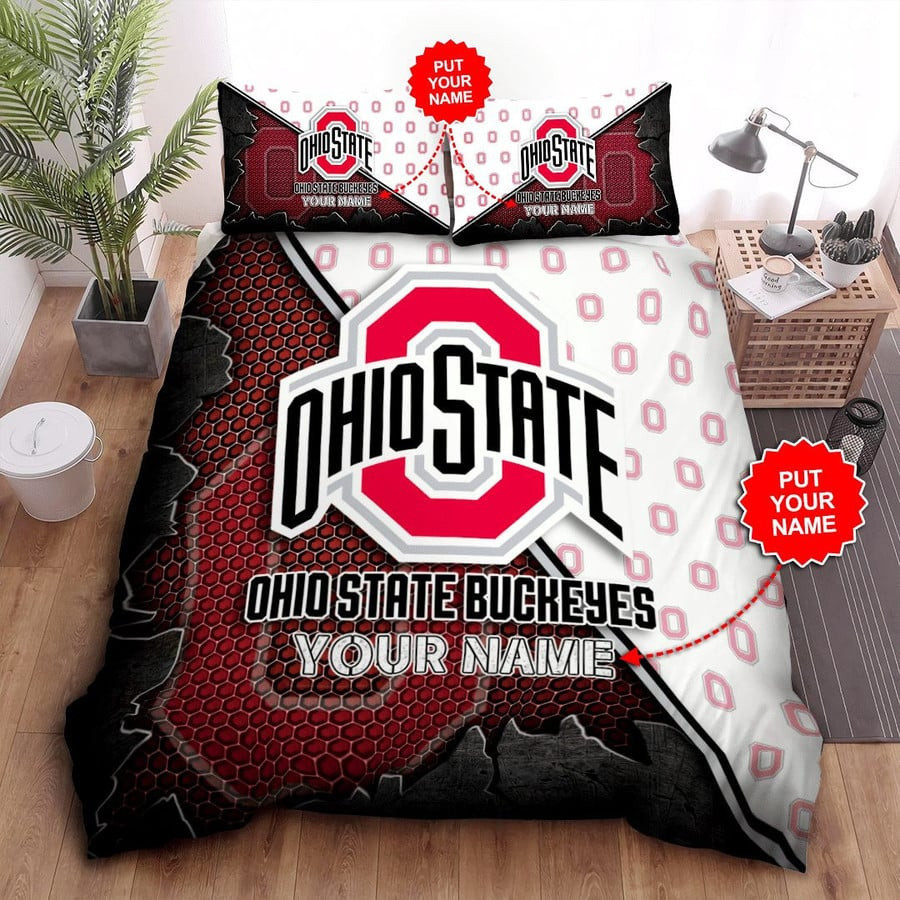 NCAAF Ohio State Buckeyes Bedding Set BB6623