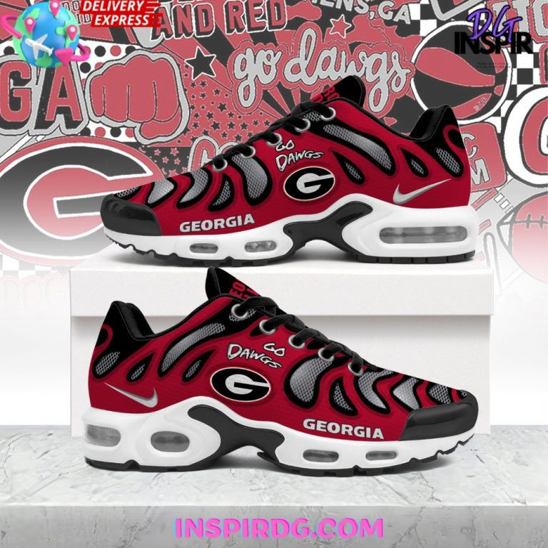 NCAA Georgia bulldogs Personalized Plus T-N Youth Sneakers TJ67S
